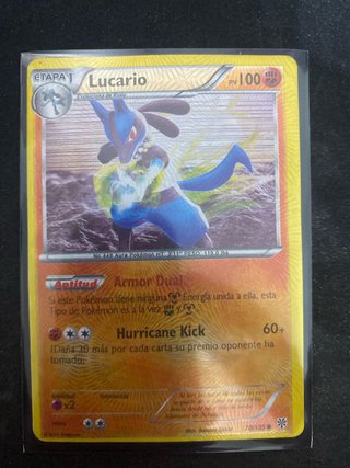 Carta Pokémon Lucario Etapa 1