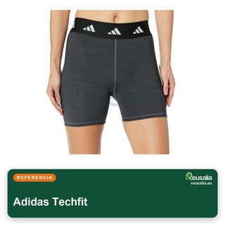 Adidas Techfit mallas cortas compresión mujer