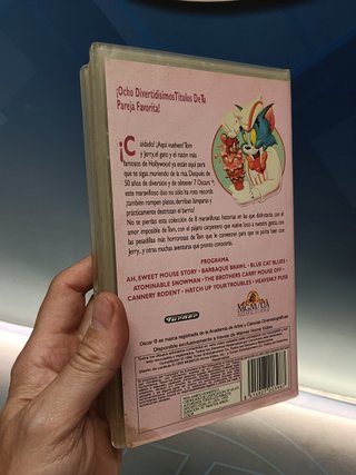 Vhs, Tom y Jerry, festival de diversion, warner, 1993, dificil de encontrar