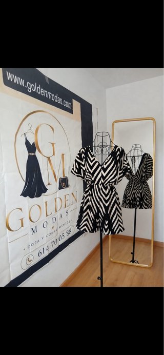 Mono ancho estampado