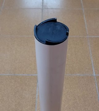 Tavolo ovale smontabile con ombrellone