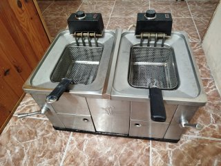 Freidora Eléctrica Movilfrit 10+10