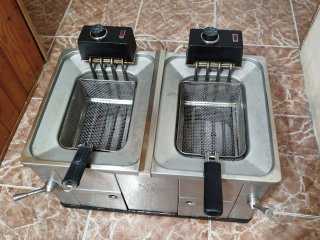 Freidora Eléctrica Movilfrit 10+10