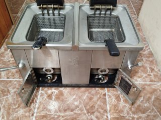 Freidora Eléctrica Movilfrit 10+10
