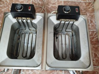 Freidora Eléctrica Movilfrit 10+10