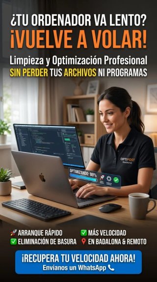 ¿Ordenador lento? Limpieza y optimización