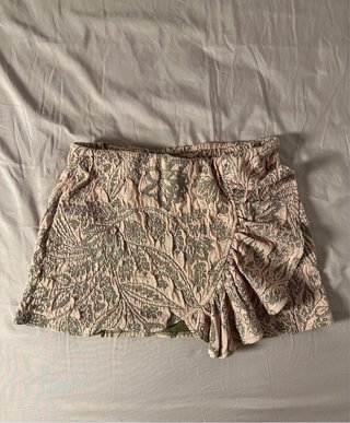 Falda Zara rosa y marrón casi nueva