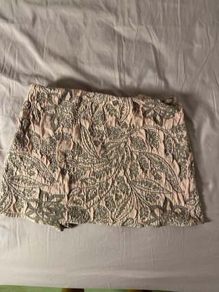 Falda Zara rosa y marrón casi nueva