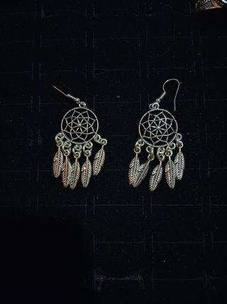 Pendientes Mandala Circulares Plateados