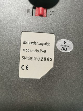 Joystick vintage Boeder model P-9, para pc