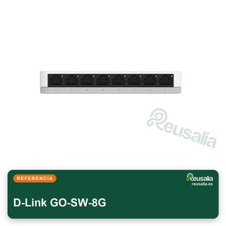 D-Link GO-SW-8G switch 8 puertos gigabit blanco