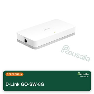 D-Link GO-SW-8G switch 8 puertos gigabit blanco