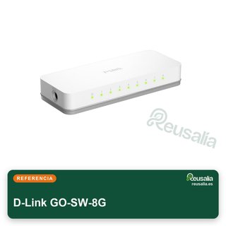 D-Link GO-SW-8G switch 8 puertos gigabit blanco