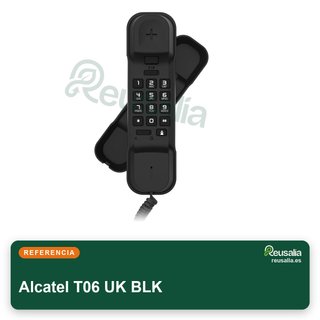 Telefono fisso compatto Alcatel T06 UK BLK nero