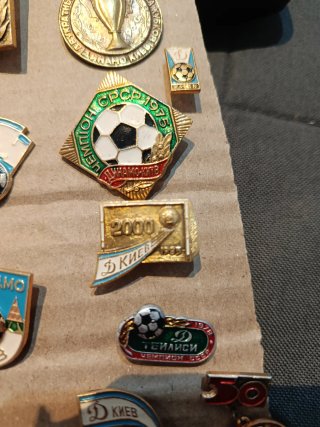 Pins fútbol Ucrania Dinamo Kiev años 80