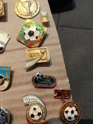 Pins fútbol Ucrania Dinamo Kiev años 80