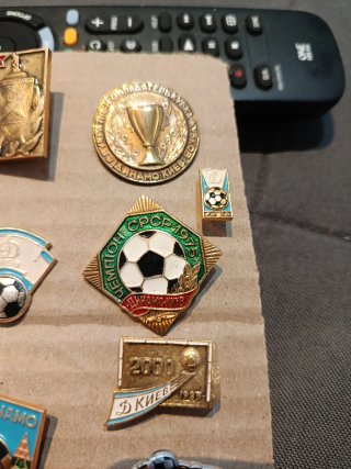 Pins fútbol Ucrania Dinamo Kiev años 80