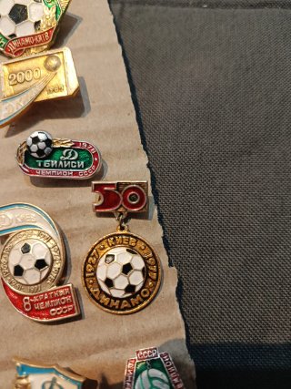 Pins de fútbol: Dynamo Kiev 1975-1981