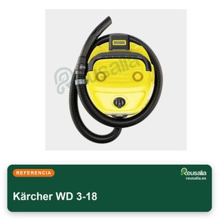 Kärcher WD 3-18 aspirador seco húmedo soplado