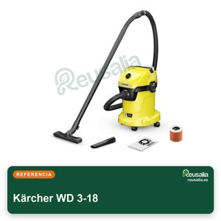 Kärcher WD 3-18 aspirador seco húmedo soplado