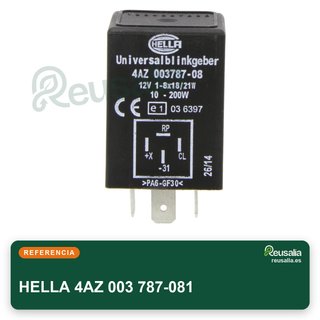 HELLA 4AZ 003 787-081 unidad intermitencia 12V 4