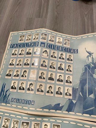 2 Carteles Facultad de Ciencias Valencia
