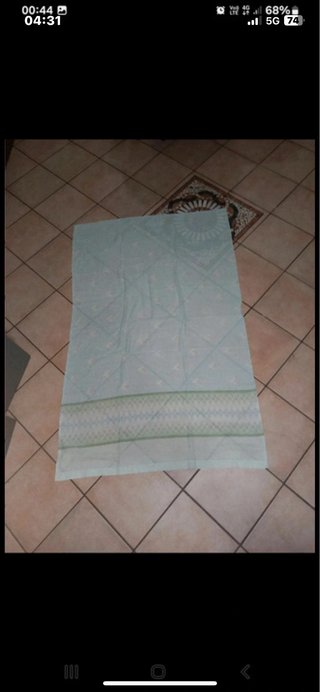 Set lenzuolo sopra e federa culla neonato cotone