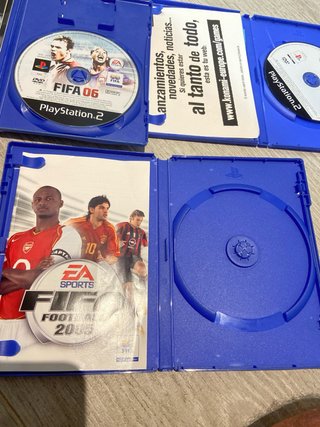 Lote 5 Juegos PS2: FIFA y PES