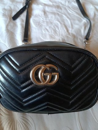 Pochette Gucci nera trapuntata
