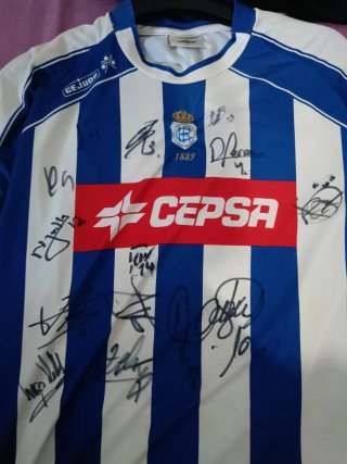 Camiseta Recreativo Huelva 08/09 Firmada