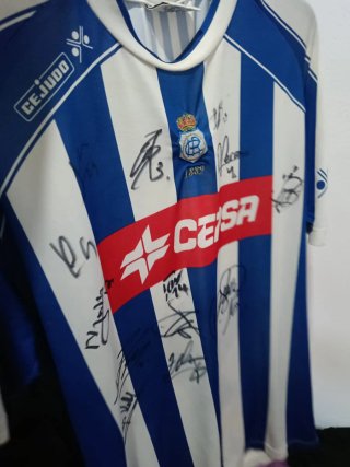 Camiseta Recreativo Huelva 08/09 Firmada