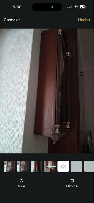 Reloj de pared clásico vintage