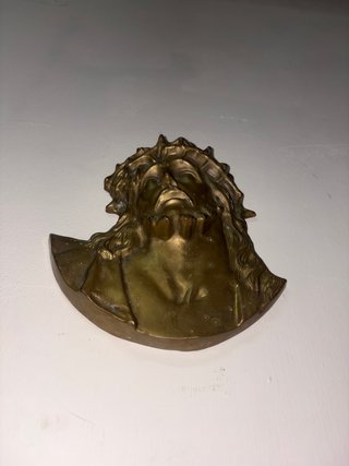 Volto di Gesù in ottone