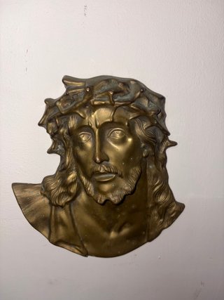 Volto di Gesù in ottone