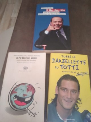 Libri barzellette Berlusconi e Totti
