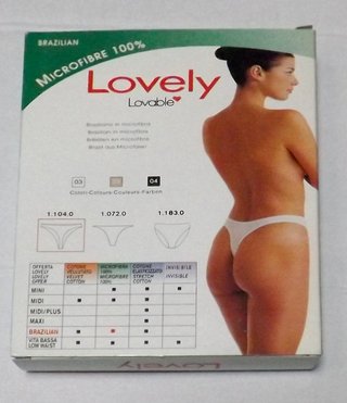 Slip Lovable Brasiliana Microfibra Tg M