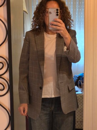 Chaqueta Zadig & Voltaire cuadros gris