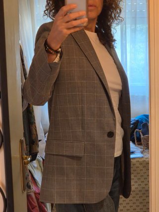Chaqueta Zadig & Voltaire cuadros gris