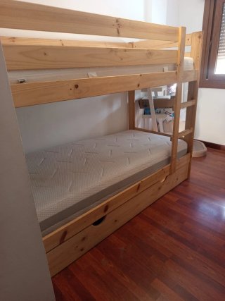 Cama litera LUFE con colchones
