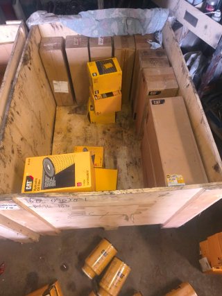 Lote filtros CAT obras públicas