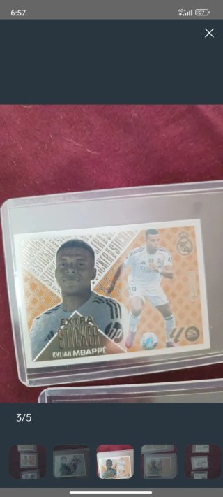 2 Sticker Kylian Mbappénico Williams Extra Liga Es