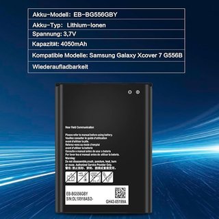 FLSTOR Batería 4050mAh Samsung Galaxy Xcover 7