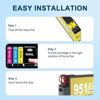 Jagute 950XL 951XL Tinta pack 8 Officejet Pro 8620