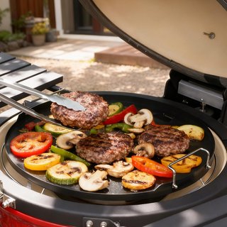 ONLYFIRE Piastra in ceramica antiaderente 47cm con manico