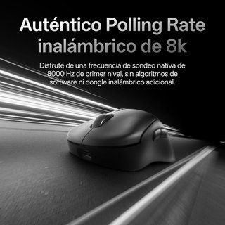 RAPOO VT3 MAX Gen‑2 Ratón 8000Hz 53g 30000 DPI