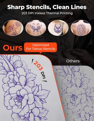 MUNBYN ITP05S Termocopiadora Tattoo BT 10 Hojas