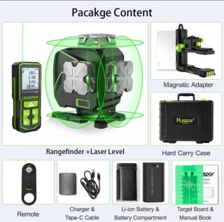 Laser profesional 4d,pladurista y construcción