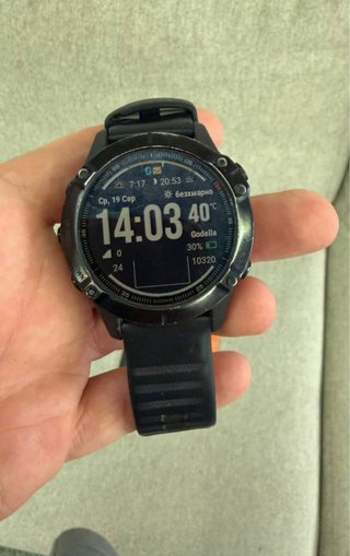 Garmin Fenix 6 Negro y Naranja