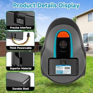 Batteria CITYORK 18V 4000mAh per tosaerba Husqvarna
