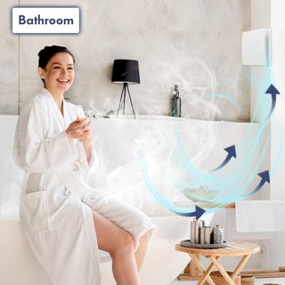 EXKEEN Extractor baño 100mm 30dB 3 Velocidades